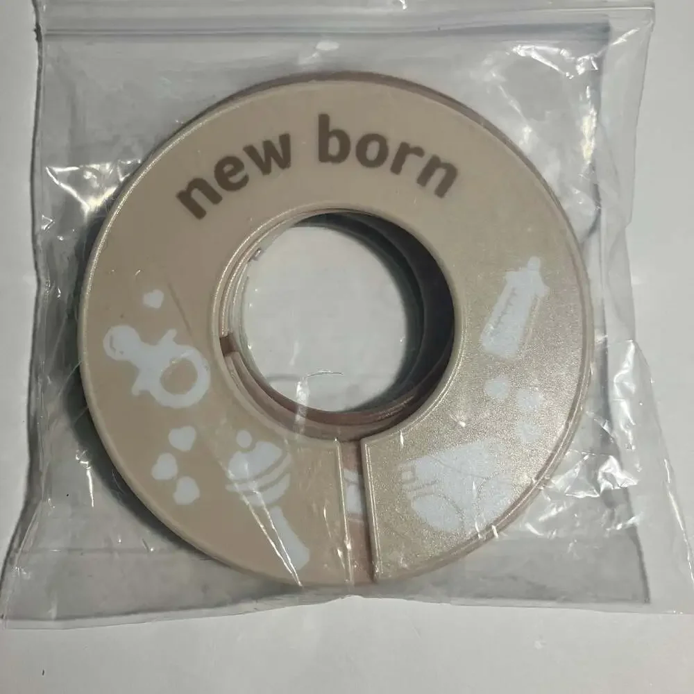 8-Piece Baby Closet Divider Set, Neutral Earth Tones, Newborn to 24+ Months